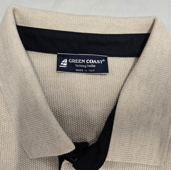 NWT Geen Coast Mens Pullover Sweater MADE IN ITALY Sz 54 - Picture 8 of 14
